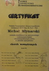 Certyfikaty - dr med Michał Młynarski